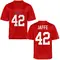 Andy Jaffe Men's Ole Miss Rebels Cardinal Football College Jersey - Game