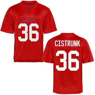 Ashanti Cistrunk Youth Ole Miss Rebels Cardinal Football College Jersey - Replica