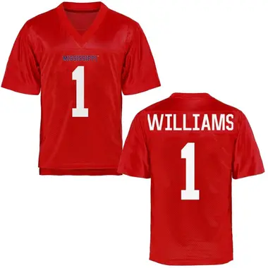 Ayden Williams Men's Ole Miss Rebels Cardinal Football College Jersey - Game