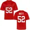 Christian Britt Youth Ole Miss Rebels Cardinal Football College Jersey - Replica