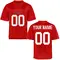 Custom Men's Ole Miss Rebels Cardinal Football College Jersey - Game