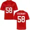 Elliot Stewart Youth Ole Miss Rebels Cardinal Football College Jersey - Game