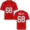 Jack Mills Men's Ole Miss Rebels Cardinal Football College Jersey - Game