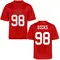 Jaden Dicks Men's Ole Miss Rebels Cardinal Football College Jersey - Game