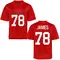 Jeremy James Youth Ole Miss Rebels Cardinal Football College Jersey - Replica