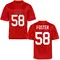 Jude Foster Men's Ole Miss Rebels Cardinal Football College Jersey - Replica