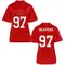 Kamron Beavers Women's Ole Miss Rebels Cardinal Football College Jersey - Game