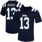 Navy Cedrick Beavers Men's Ole Miss Rebels Untouchable Football Jersey - Game