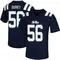 Navy CJ Barney Men's Ole Miss Rebels Untouchable Football Jersey - Game