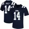 Navy Deljay Bailey Men's Ole Miss Rebels Untouchable Football Jersey - Game