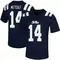 Navy D.K. Metcalf Youth Ole Miss Rebels Untouchable Football Jersey - Game