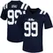 Navy Isaac Ukwu Youth Ole Miss Rebels Untouchable Football Jersey - Game