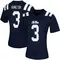 Navy Isaiah Hamilton Women's Ole Miss Rebels Women Untouchable Football Jersey - Game