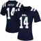 Navy Izaiah Hartrup Women's Ole Miss Rebels Women Untouchable Football Jersey - Game