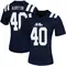 Navy Jason Albritton Women's Ole Miss Rebels Women Untouchable Football Jersey - Game