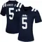 Navy John Saunders Jr. Women's Ole Miss Rebels Women Untouchable Football Jersey - Game