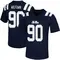 Navy Kortlen Wilfawn Men's Ole Miss Rebels Untouchable Football Jersey - Game