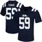 Navy Mana Taimani Men's Ole Miss Rebels Untouchable Football Jersey - Game