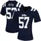 Navy Micah Pettus Women's Ole Miss Rebels Women Untouchable Football Jersey - Game