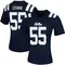 Navy Preston Cushman Women's Ole Miss Rebels Women Untouchable Football Jersey - Game