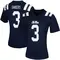 Navy Spencer Sanders Women's Ole Miss Rebels Women Untouchable Football Jersey - Game