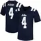 Navy Suntarine Perkins Men's Ole Miss Rebels Untouchable Football Jersey - Game