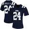 Navy Ulysses Bentley IV Women's Ole Miss Rebels Women Untouchable Football Jersey - Game