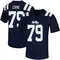 Navy Victor Curne Men's Ole Miss Rebels Untouchable Football Jersey - Game