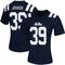 Navy Zach Johansen Women's Ole Miss Rebels Women Untouchable Football Jersey - Game