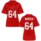 Nick Broeker Women's Ole Miss Rebels Cardinal Football College Jersey - Game