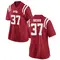 Red AJ Brown Women's Ole Miss Rebels Football College Jersey - Game