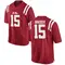 Red AJ Maddox Men's Ole Miss Rebels Football College Jersey - Game