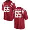 Red Alec Grijalva Men's Ole Miss Rebels Football College Jersey - Game