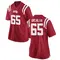 Red Alec Grijalva Women's Ole Miss Rebels Football College Jersey - Replica