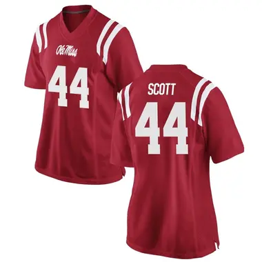 Red Ali Scott Women's Ole Miss Rebels Football College Jersey - Game