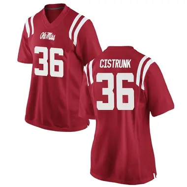 Red Ashanti Cistrunk Women's Ole Miss Rebels Football College Jersey - Game