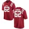 Red Brycen Sanders Men's Ole Miss Rebels Football College Jersey - Replica