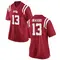 Red Cedrick Beavers Women's Ole Miss Rebels Football College Jersey - Replica