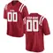 Red Custom Men's Ole Miss Rebels Football College Jersey - Game