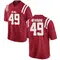 Red Daniel Newman Men's Ole Miss Rebels Football College Jersey - Game