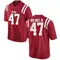 Red DeeJay Holmes Jr. Men's Ole Miss Rebels Football College Jersey - Game