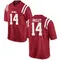 Red Deljay Bailey Men's Ole Miss Rebels Football College Jersey - Game