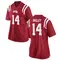 Red Deljay Bailey Women's Ole Miss Rebels Football College Jersey - Game