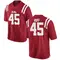 Red DJ Ruff Men's Ole Miss Rebels Football College Jersey - Replica