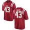 Red Dylan Davis Men's Ole Miss Rebels Football College Jersey - Replica