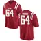 Red Ethan Morris Men's Ole Miss Rebels Football College Jersey - Replica