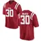 Red Fred McAfee Men's Ole Miss Rebels Football College Jersey - Game