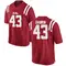 Red Jack Damron Men's Ole Miss Rebels Football College Jersey - Game