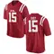 Red Jared Ivey Men's Ole Miss Rebels Football College Jersey - Game