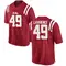 Red Jared Lawrence Youth Ole Miss Rebels Football College Jersey - Game